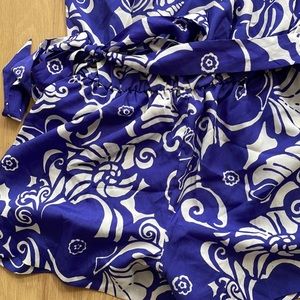 Lilly Pulitzer Blue and White Romper